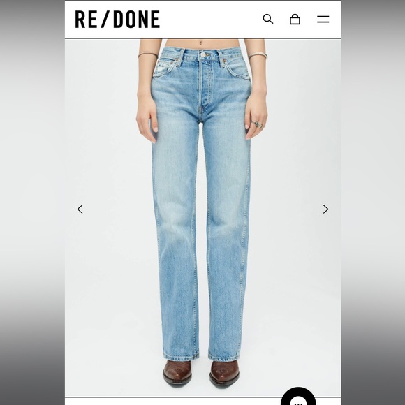 NWOT RE/DONE Jeans - Picture 1 of 5